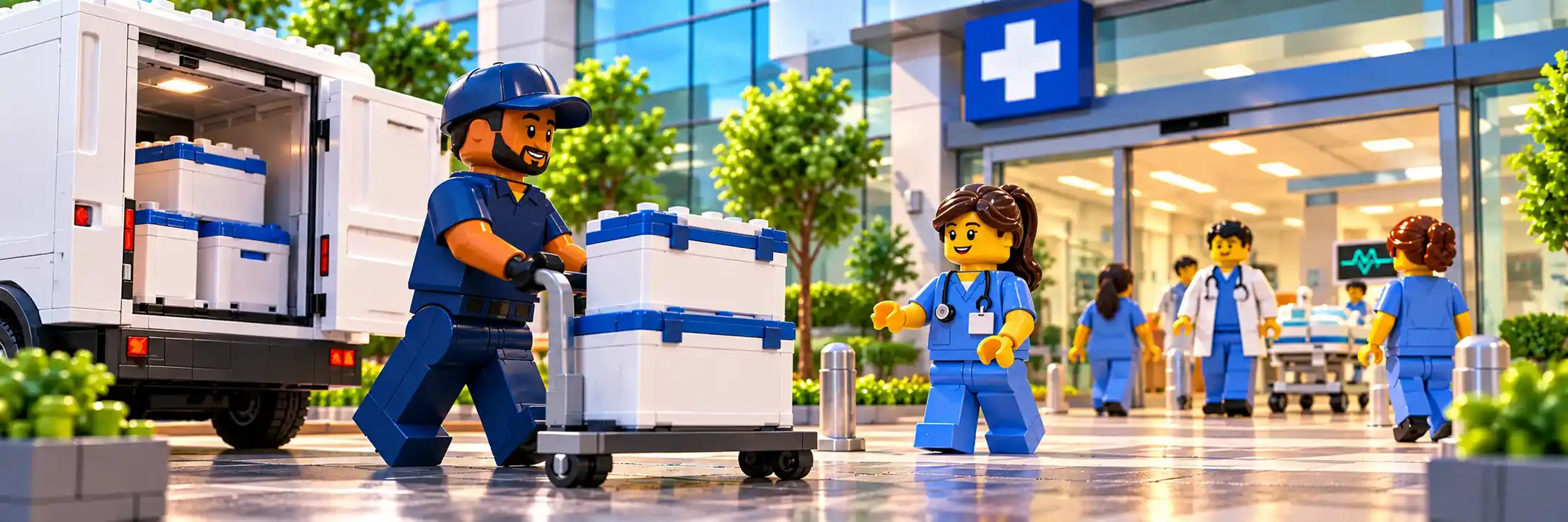 LEGO Hospital Supply Delivery