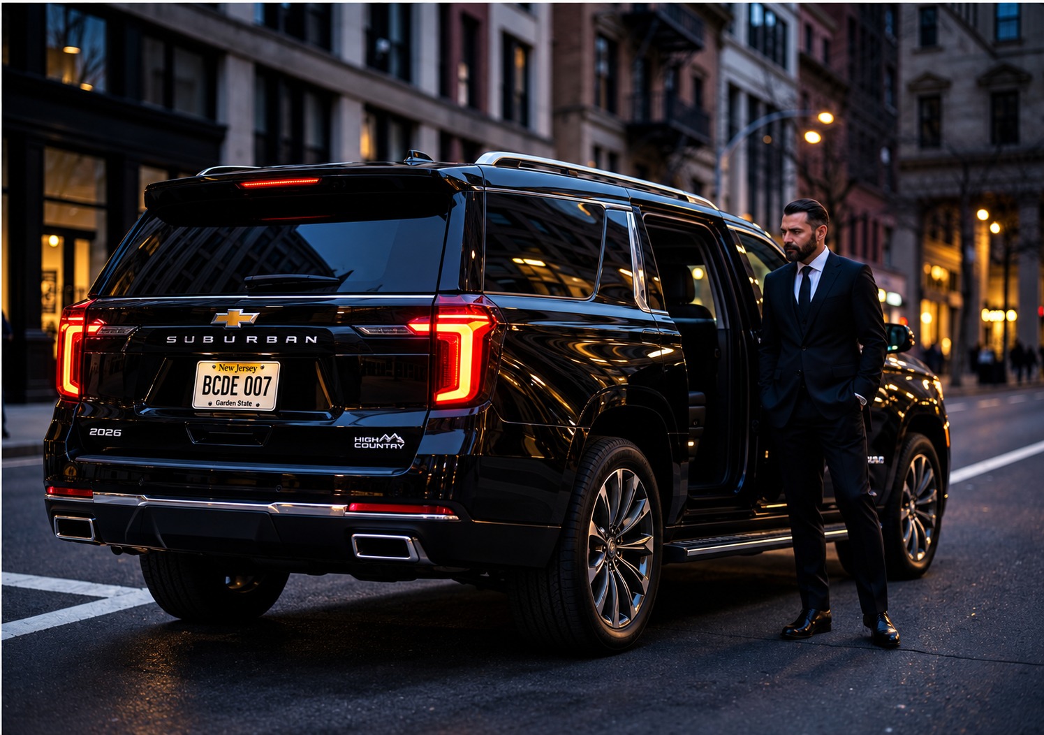 black car